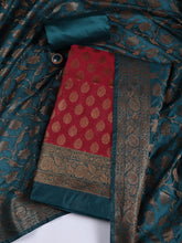 Banarasi Chanderi Unstitched Suit With Dupatta